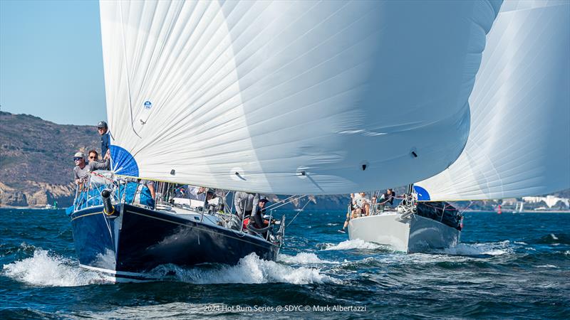 2024 Hot Rum Series photo copyright Mark Albertazzi taken at San Diego Yacht Club and featuring the PHRF class