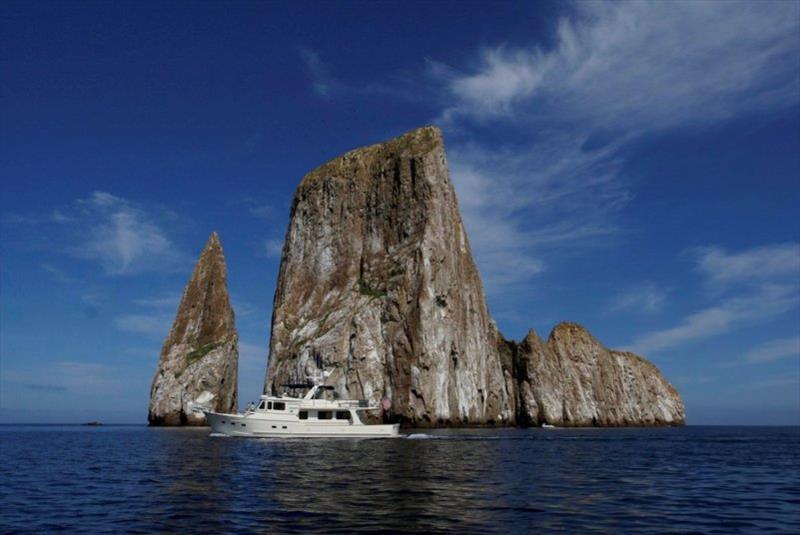 Venture at Kicker Rock Galapagos, 2008 - photo © Tony Fleming