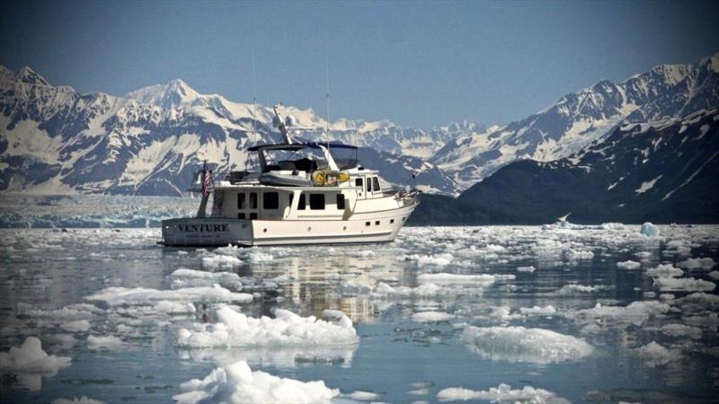 Venture at Hubbard Glacier, 2013 - photo © Tony Fleming