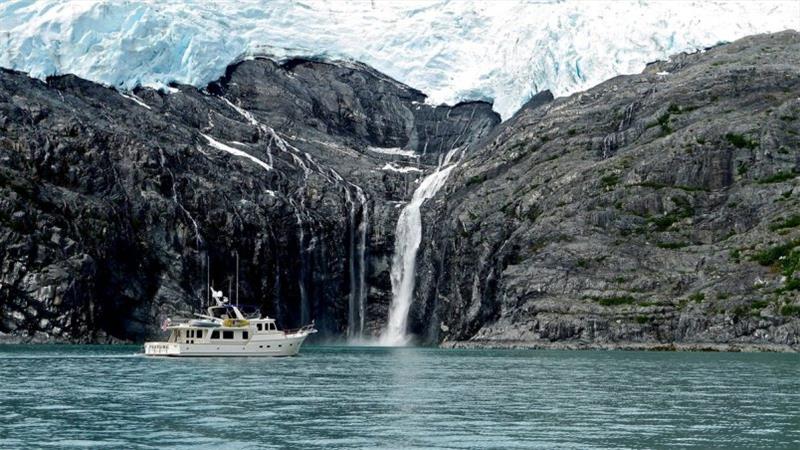 Venture at Death Trap, Prince William Sound, 2013 - photo © Tony Fleming