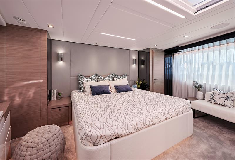 Horizon FD75 - Master Stateroom - photo © Horizon Yachts