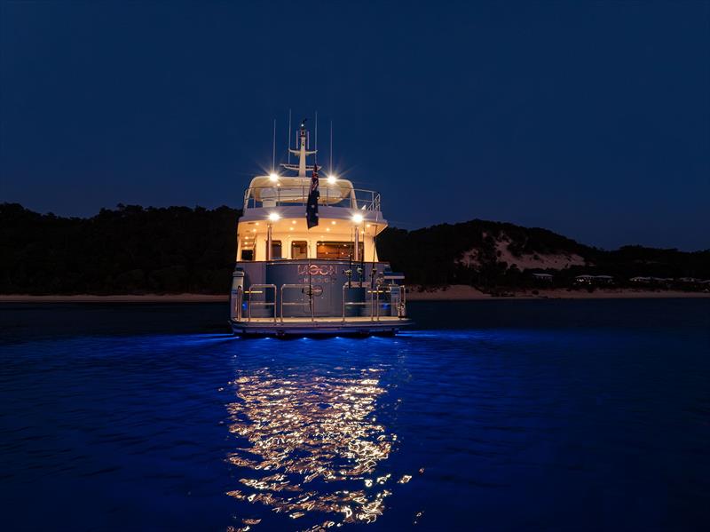 End of the day - Selene Classic Trawler 66 at Cape Moreton - photo © Selene Ocean Yachts