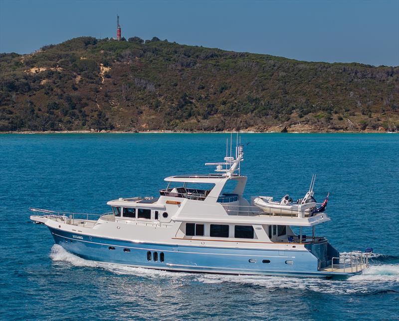 Selene Classic Trawler 66 at Cape Moreton - photo © Selene Ocean Yachts