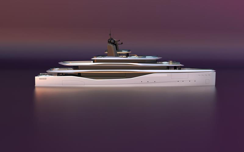 Oceanco Kairos 80 - Design by Pininfarina - photo © Pininfarina