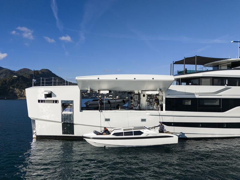 58m superyacht Diamond Binta photo copyright Josh Breed Media taken at  and featuring the Power boat class