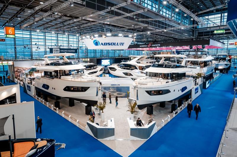 Absolute at Boot Düsseldorf 2025 photo copyright Absolute Yachts taken at  and featuring the Power boat class