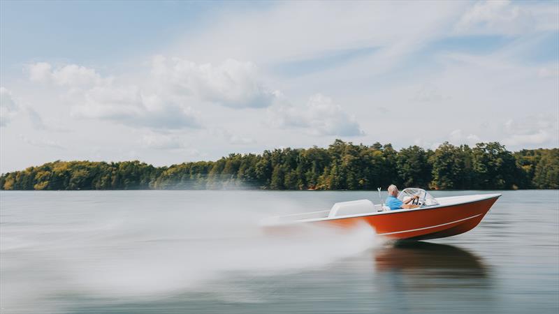 The first-ever handcrafted MasterCraft boat, originally created by founder Rob Shirley photo copyright MasterCraft taken at  and featuring the Power boat class