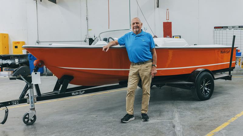 The first-ever handcrafted MasterCraft boat, originally created by founder Rob Shirley photo copyright MasterCraft taken at  and featuring the Power boat class