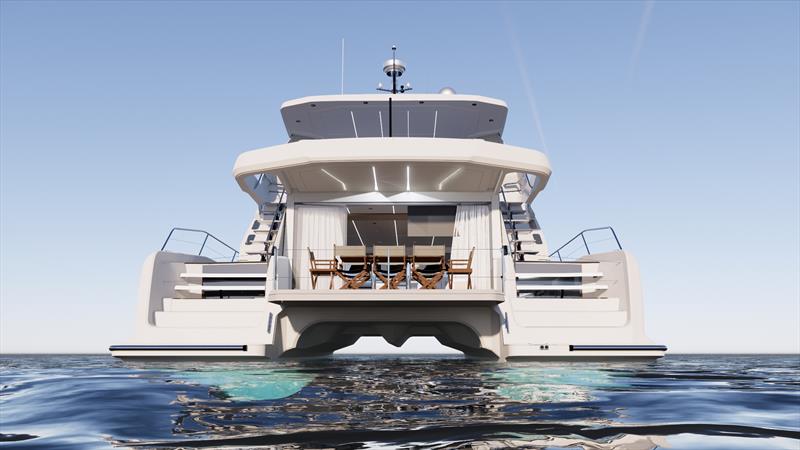 How the OMAYA 50 will look when finished - photo © Omaya Yachts