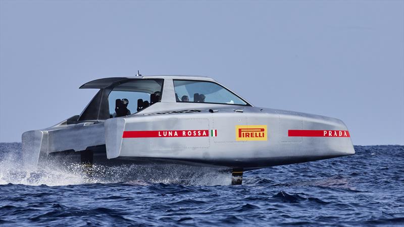 Luna Rossa Prada Pirelli sailed for the first time their Hydrogen Support Vessel - photo © Luna Rossa Prada Pirelli / Studio Borlenghi