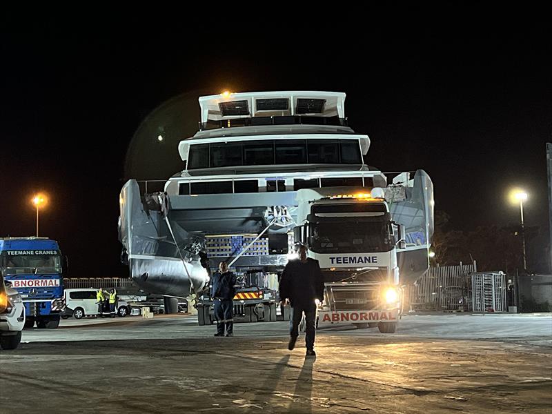 Launch of the Two Oceans 870 Power Catamaran Amavi - photo © Two Oceans