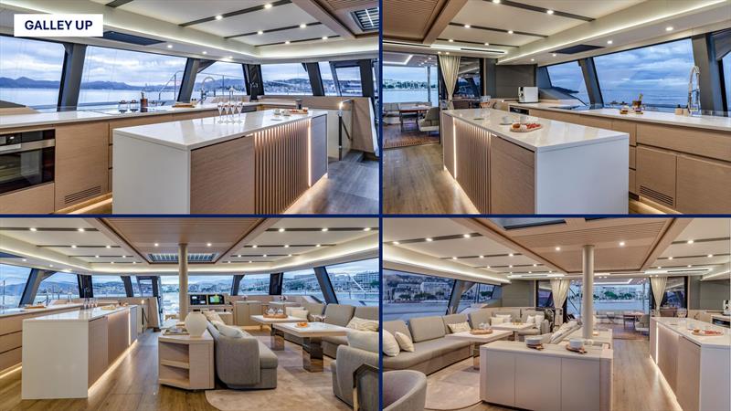 Galley Up version of the Power 80 - photo © Fountaine Pajot