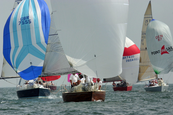 Peter Morton and his Espada crew win the Coutts Quarter Ton Cup in Cowes photo copyright RCYC / Fiona Brown taken at  and featuring the Quarter Tonner class