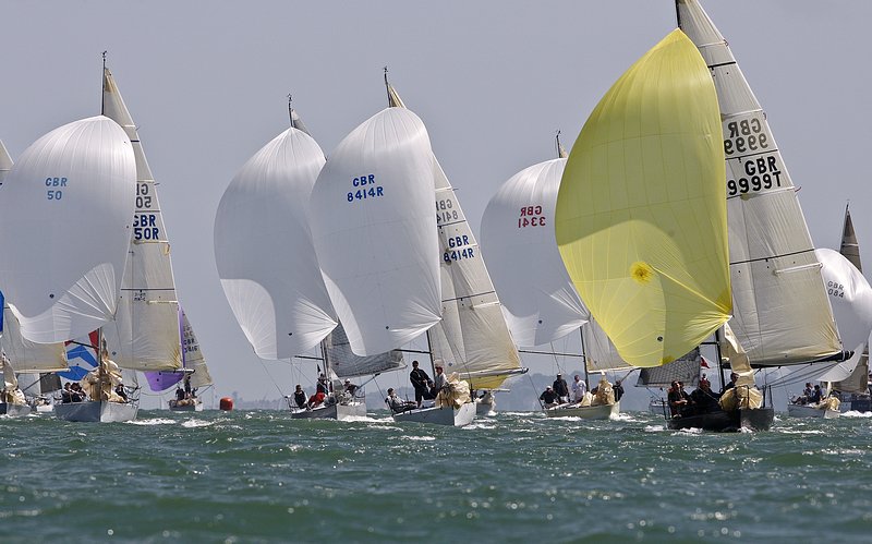 27 teams on day one of the Coutts Quarter Ton Cup 2009 photo copyright Paul Wyeth / www.pwpictures.com taken at  and featuring the Quarter Tonner class