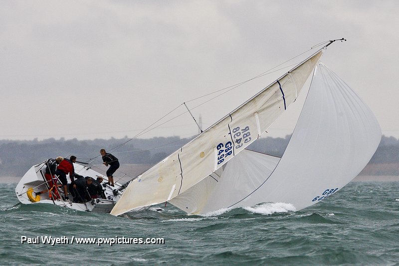 Racing on day two of the Coutts Quarter Ton Cup 2009 photo copyright Paul Wyeth / www.pwpictures.com taken at  and featuring the Quarter Tonner class