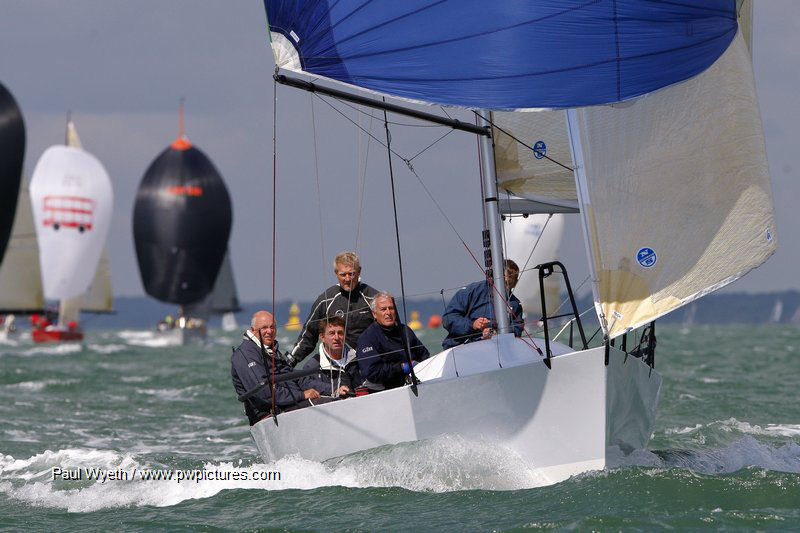 Racing on the final day of the Coutts Quarter Ton Cup 2009 photo copyright Paul Wyeth / www.pwpictures.com taken at  and featuring the Quarter Tonner class