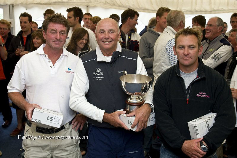 Prizewinners at the Coutts Quarter Ton Cup 2009 photo copyright Paul Wyeth / www.pwpictures.com taken at  and featuring the Quarter Tonner class