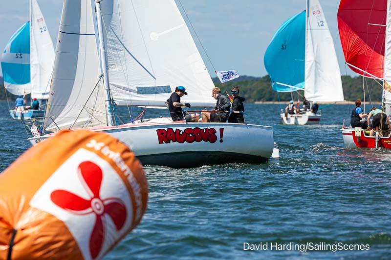 2024 International Paint Poole Regatta Day 1 photo copyright David Harding / www.sailingscenes.com taken at Parkstone Yacht Club and featuring the R19 class