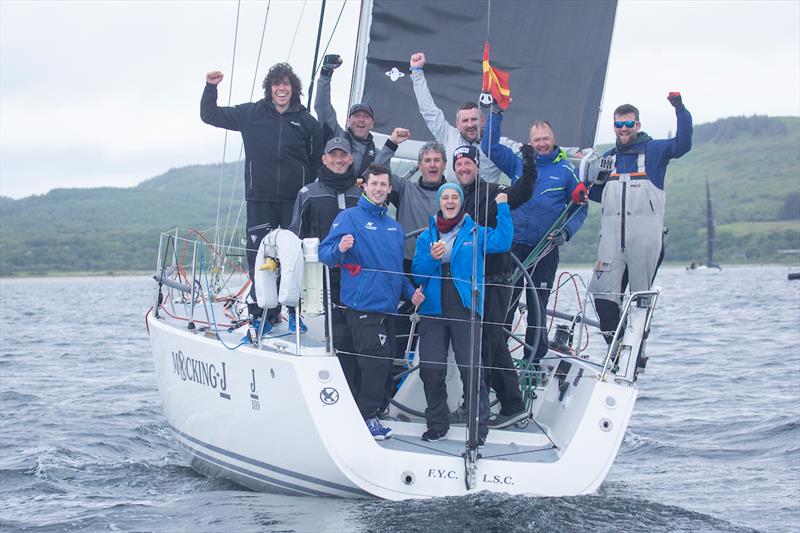 Jura Scottish Series Day 4 - Class Winner Ben Shelley, Mocking-J, IRC, J109 photo copyright Marc Turner / PFM Pictures taken at Clyde Cruising Club and featuring the RC35 class