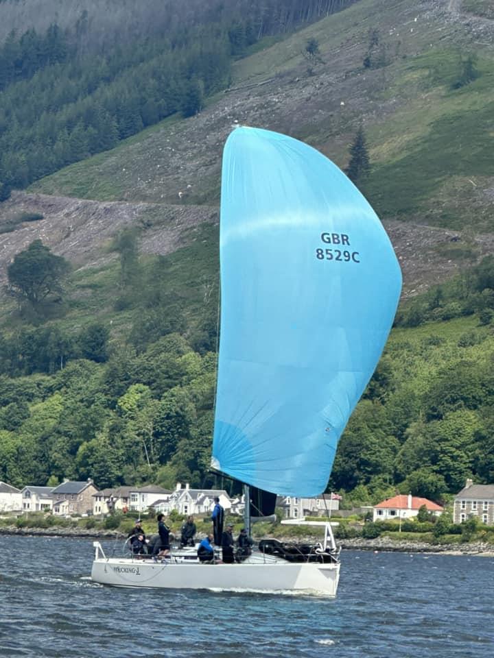 Mocking-J during the 2024 RC35 Championship at Holy Loch photo copyright Iain Hurrel taken at Holy Loch Sailing Club and featuring the RC35 class