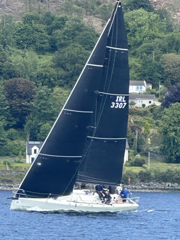 Jacob during the 2024 RC35 Championship at Holy Loch photo copyright Iain Hurrel taken at Holy Loch Sailing Club and featuring the RC35 class