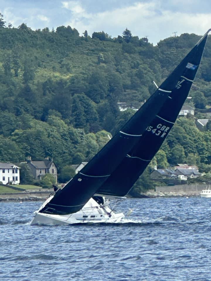 Jings during the 2024 RC35 Championship at Holy Loch photo copyright Iain Hurrel taken at Holy Loch Sailing Club and featuring the RC35 class