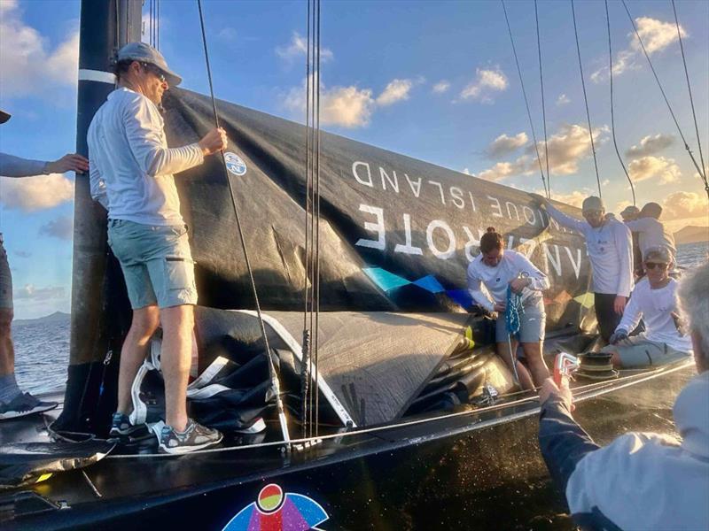 Lanzarote Calero Sailing Team preparing for a day's training - photo © Lanzarote Calero Sailing Team