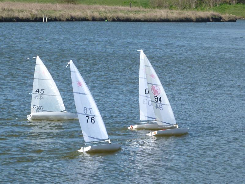 Medway RC Laser Club Winter Series week 8 photo copyright Fiona Blair taken at  and featuring the RC Laser class