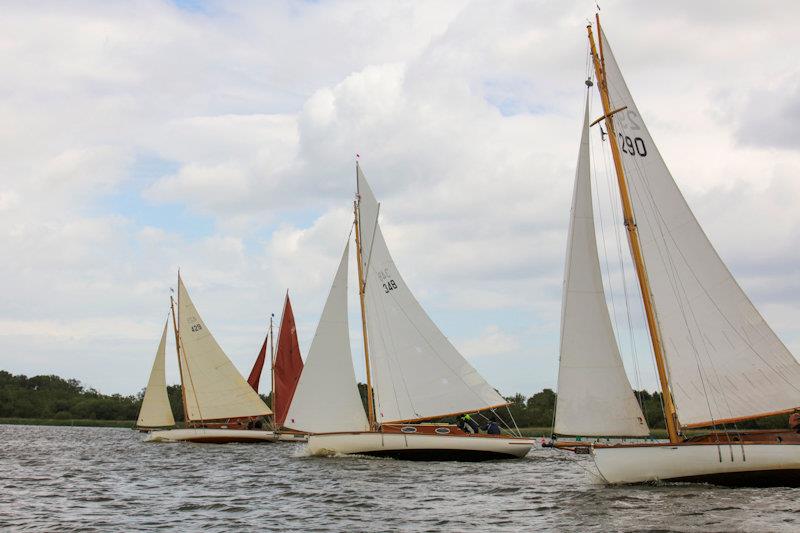 River Cruiser open meeting at Barton Broad photo copyright Robin Myerscough taken at Norfolk Punt Club and featuring the River Cruiser class