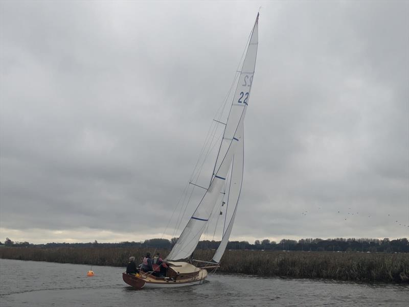 Horning Sailing Club Autumn Passage Race photo copyright Liz Goodyear taken at Horning Sailing Club and featuring the River Cruiser class