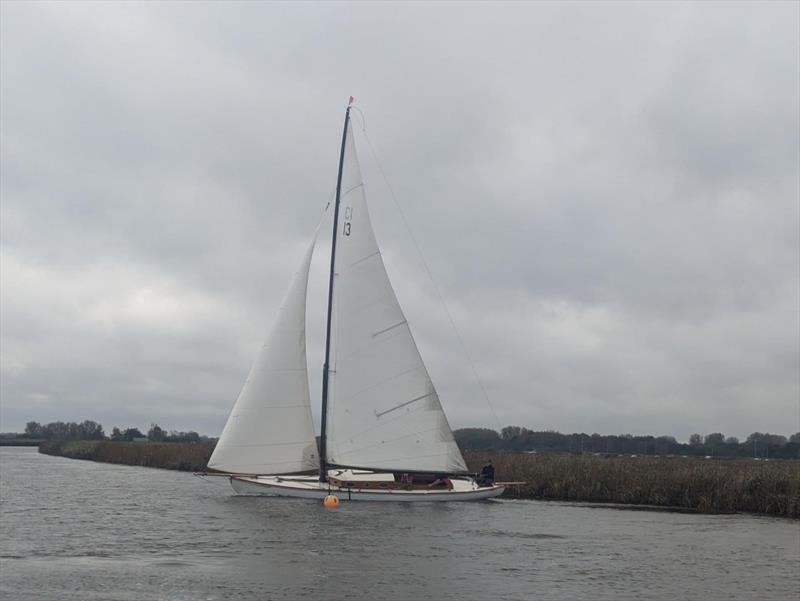 Horning Sailing Club Autumn Passage Race photo copyright Liz Goodyear taken at Horning Sailing Club and featuring the River Cruiser class