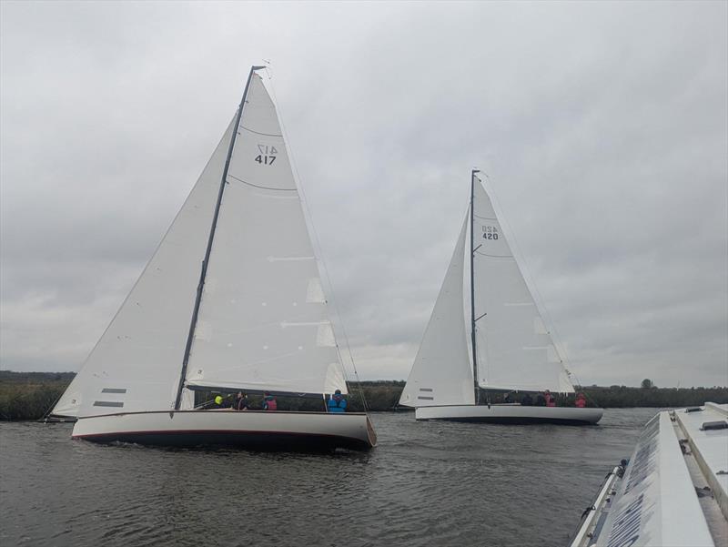 Horning Sailing Club Autumn Passage Race photo copyright Liz Goodyear taken at Horning Sailing Club and featuring the River Cruiser class