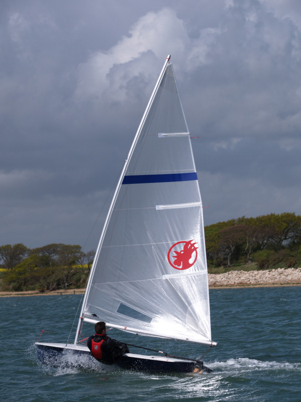 Steve Cockerill in the Epoxy Streaker photo copyright Rooster Sailing taken at  and featuring the  class