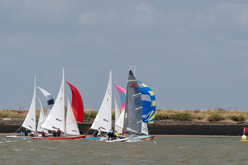 RCODs and Ospreys sail during Burnham Week 2024 photo copyright Petru Balau Sports Photography / sports.hub47.com taken at Royal Corinthian Yacht Club, Burnham and featuring the Royal Corinthian One Design class