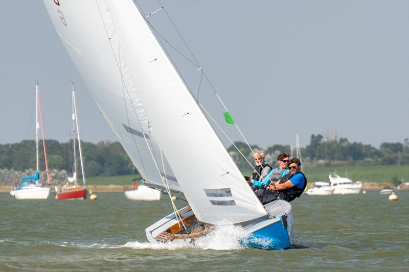 Burnham Sailing Club's Royal Corinthian One Design during HMS St.Mathew Cup 2024 photo copyright Petru Balau Sports Photography / sports.hub47.com taken at Royal Burnham Yacht Club and featuring the Royal Corinthian One Design class