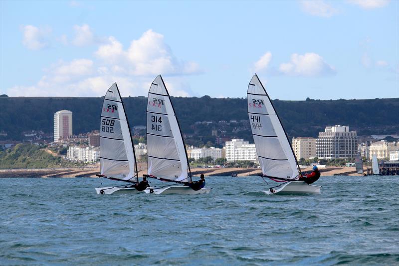 Noble Marine RS100 National Championships day 1 photo copyright Ben Daigneault / Send It Media taken at Eastbourne Sovereign Sailing Club and featuring the RS100 class