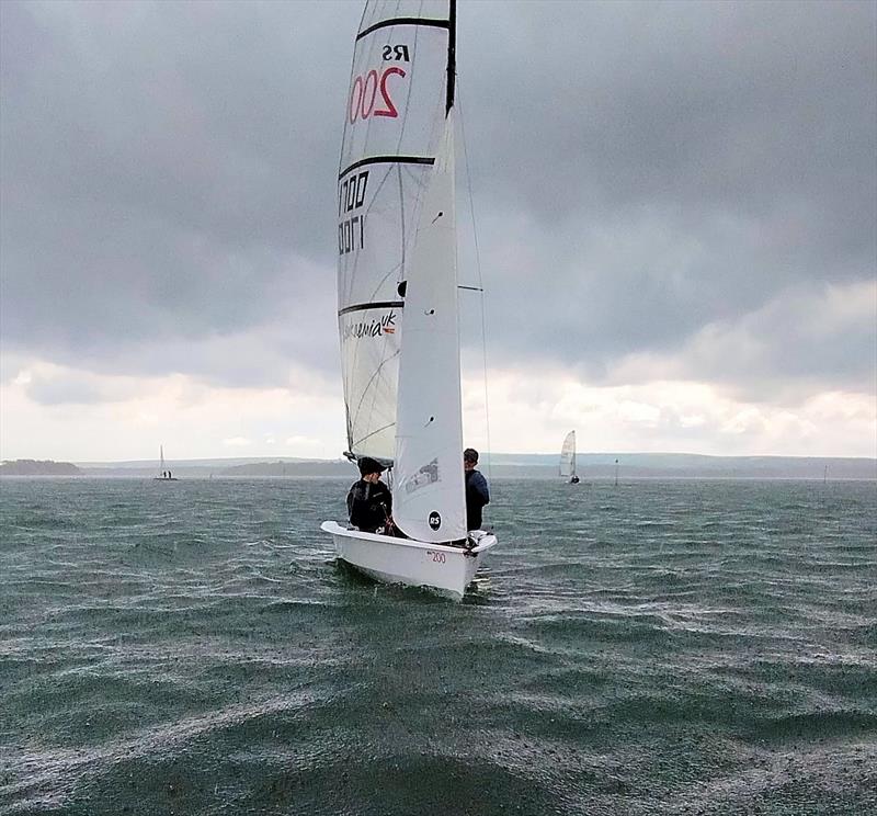 Ben Whaley and Lorna Glen during the RS200 Summer Championship including SW Ugly and EaSea Tours at Parkstone photo copyright Will Taylor taken at Parkstone Yacht Club and featuring the RS200 class