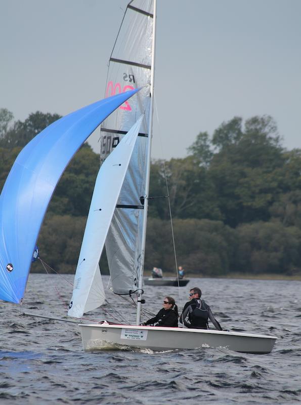 2nd place Alistair and Helen Norris during the 13th Great North Asymmetric Challenge photo copyright William Carruthers taken at Bassenthwaite Sailing Club and featuring the RS200 class