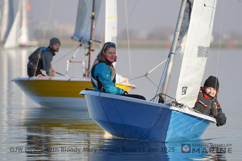 GJW Direct Bloody Mary 2025 photo copyright Simon Winkley Marine taken at Queen Mary Sailing Club and featuring the RS200 class