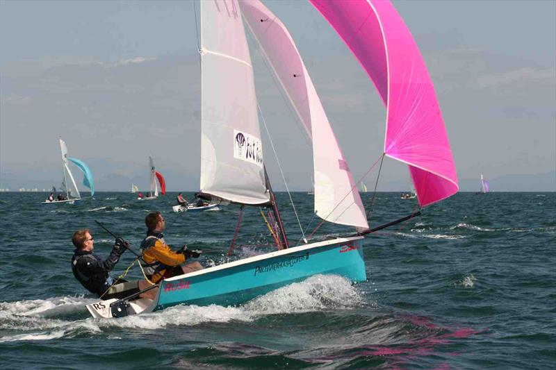 Jonny Harrison sailing 477 at Abersoch in around 2006 - photo © Harrison family