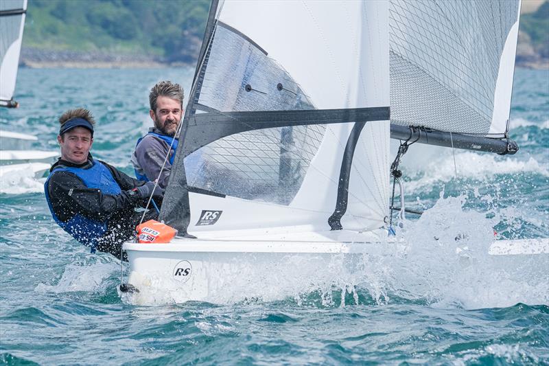 Ian and Chris Martin during the Noble Marine RS400 Nationals at Torquay photo copyright Tania Hutchings / www.50northphotography.co.uk taken at Royal Torbay Yacht Club and featuring the RS400 class