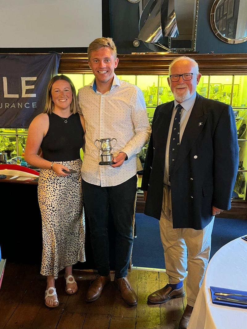 Ollie and Esther win the Loving Cup at the Noble Marine RS400 Nationals at Torquay photo copyright Rachel Tilley taken at Royal Torbay Yacht Club and featuring the RS400 class