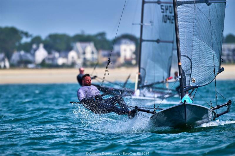 Robbie Bell - RS700 European Championship Day 2 photo copyright Antoine Dujoncquoy taken at Yacht Club de Carnac and featuring the RS700 class