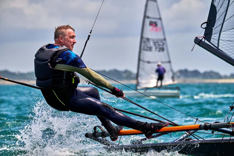 Jiri Kuthan - RS700 European Championship Day 2 photo copyright Antoine Dujoncquoy taken at Yacht Club de Carnac and featuring the RS700 class