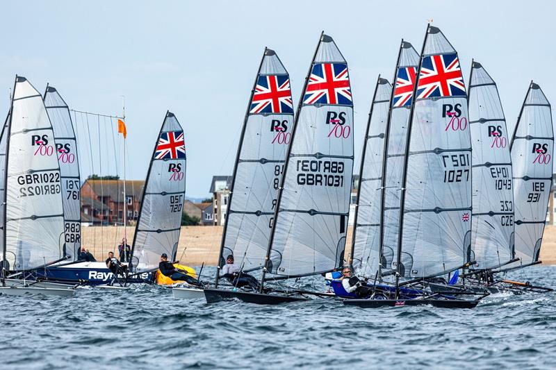 Starting on RS700 Noble Marine National Championship Day 4 photo copyright Phil Jackson / Digital Sailing taken at Hayling Island Sailing Club and featuring the RS700 class