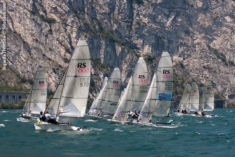 RS800 Europeans at Lake Garda day 4 photo copyright Elena Giolai taken at Fraglia Vela Riva and featuring the RS800 class