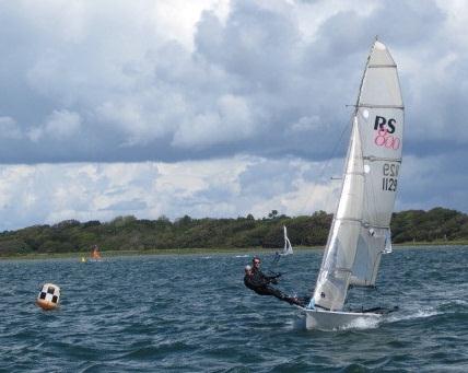 Luke and Emma McKewen on SP High Modulus photo copyright Hannah Neve taken at Royal Lymington Yacht Club and featuring the RS800 class