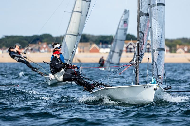 Tim Gratton and Arthur Henderson on day 4 of the RS800 Noble Marine National Championship photo copyright Phil Jackson / Digital Sailing taken at Hayling Island Sailing Club and featuring the RS800 class