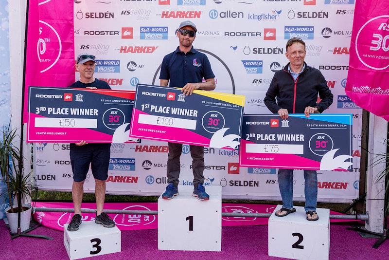 RS Aero 6 class podium at the RS Sailing 30th Anniversary Regatta - photo © Phil Jackson / Digital Sailing