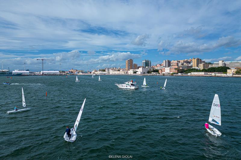 RS Aero Youth Team Race European Championships 2023 photo copyright Elena Giolai taken at Lega Navale Italiana Cagliari and featuring the RS Aero 5 class